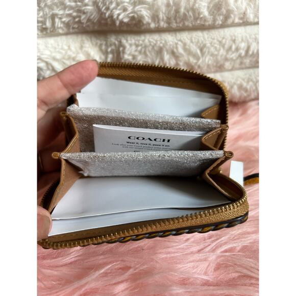 NWT Coach Tabby with Matching Wallet in Buttercup Yellow Whipstitch - Picture 11 of 13